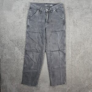 OLD NAVY High Rise O.G. Loose Double Knee Grey‎ Carpenter Jeans Women's Size 10